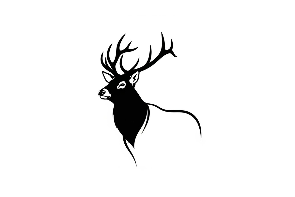 Majestic Deer & Stag Silhouette Bund, an Illustration by jahid234 (Photo 17 of 41)
