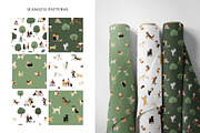 People and dogs in park illustration, a Person Illustration by LyubovZaytseva (Thumbnail 13 of 22)