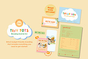 Tiny Tots Branding Starter Kit, a Branding & Logo Template by Hell Yeah Designs (Thumbnail 2 of 19)