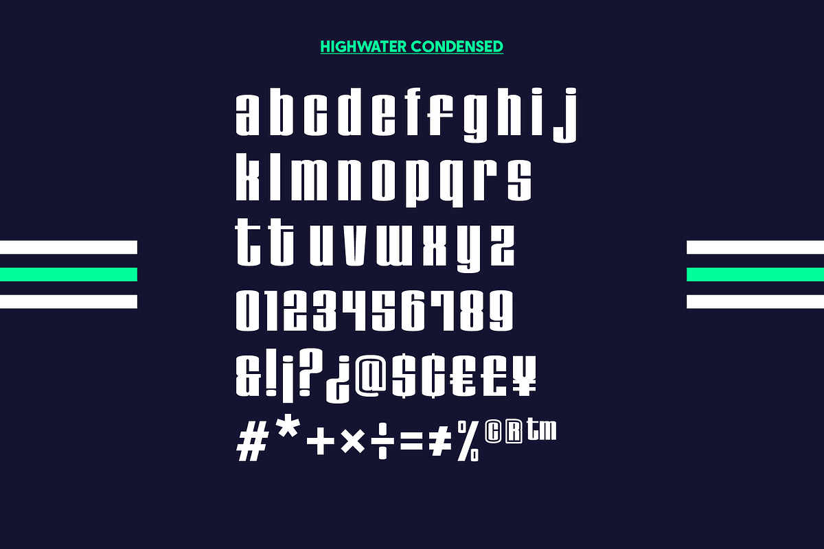 Highwater - A Retro Display Font, a Sans Serif Font by Tim Hankins Design (Photo 3 of 10)