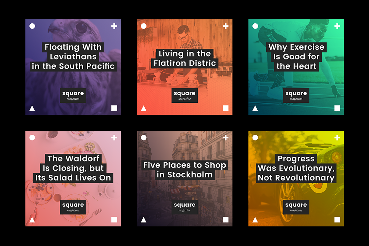 Square Social Media Kit, a Social Media Template by uispot