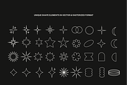 Aesthetic Elements | 70+ Shapes, an Object Graphic by Leigh the Studio (Thumbnail 3 of 6)