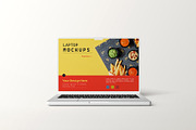 Multi Device Clay Mockup Set, a Print Template by Tahtagraphic (Thumbnail 5 of 10)