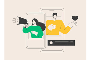 Post engagement abstract concept, a Finance Illustration by Visual Generation