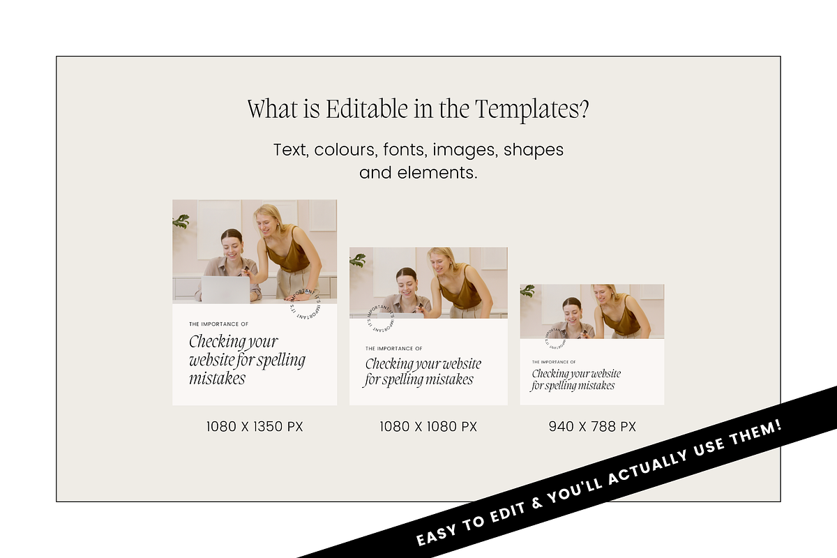 Social Media Business Canva Template, a Social Media Template by Rise and Roar Design (Photo 3 of 6)