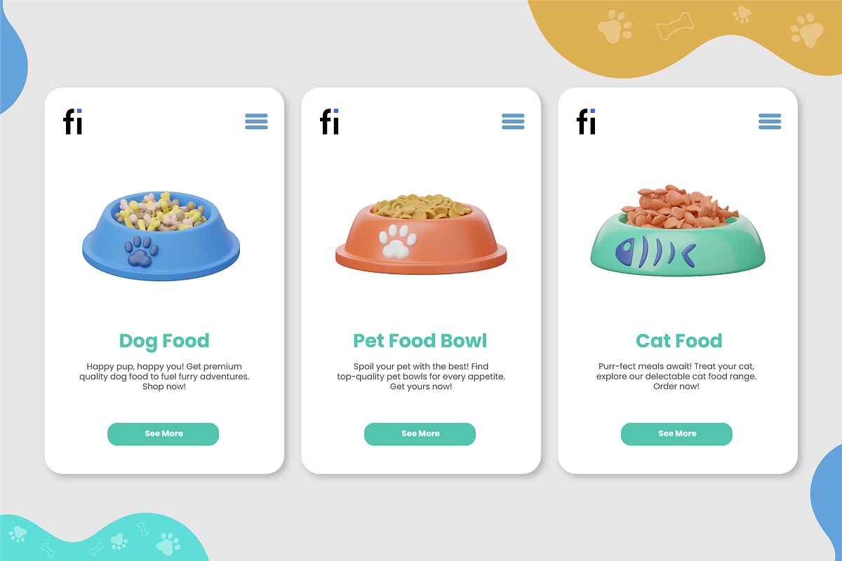 3D Pet Store Icon Set, an Animal 3D Model by Flat Icons (Photo 5 of 8)