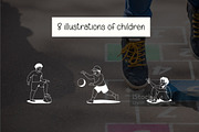 Children - Vector illustration pack, a Person Illustration by Cami Draws (Thumbnail 5 of 9)