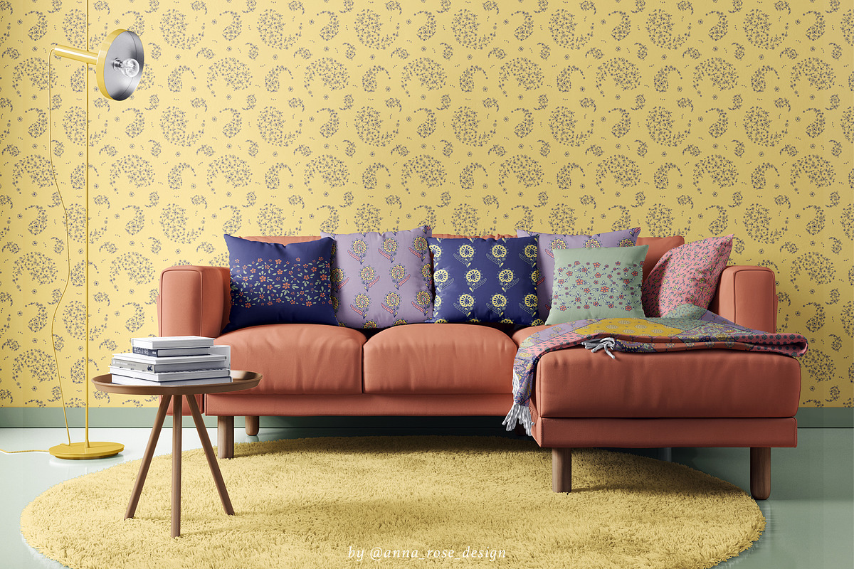 Boho Paisley Patterns & Motifs, a Pattern Graphic by Rose Design (Photo 11 of 13)
