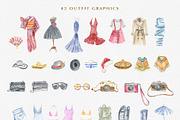 Watercolor Map Creator Wedding, an Illustration by Kaya Fonts (Thumbnail 10 of 23)