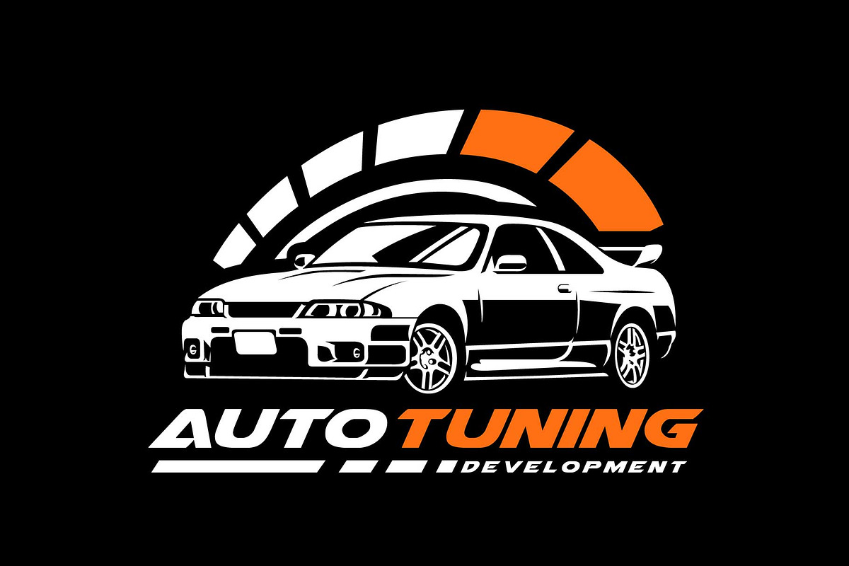 Auto Tuning Car Racing Dev Logo, a Branding & Logo Template by RajadigitalDesain