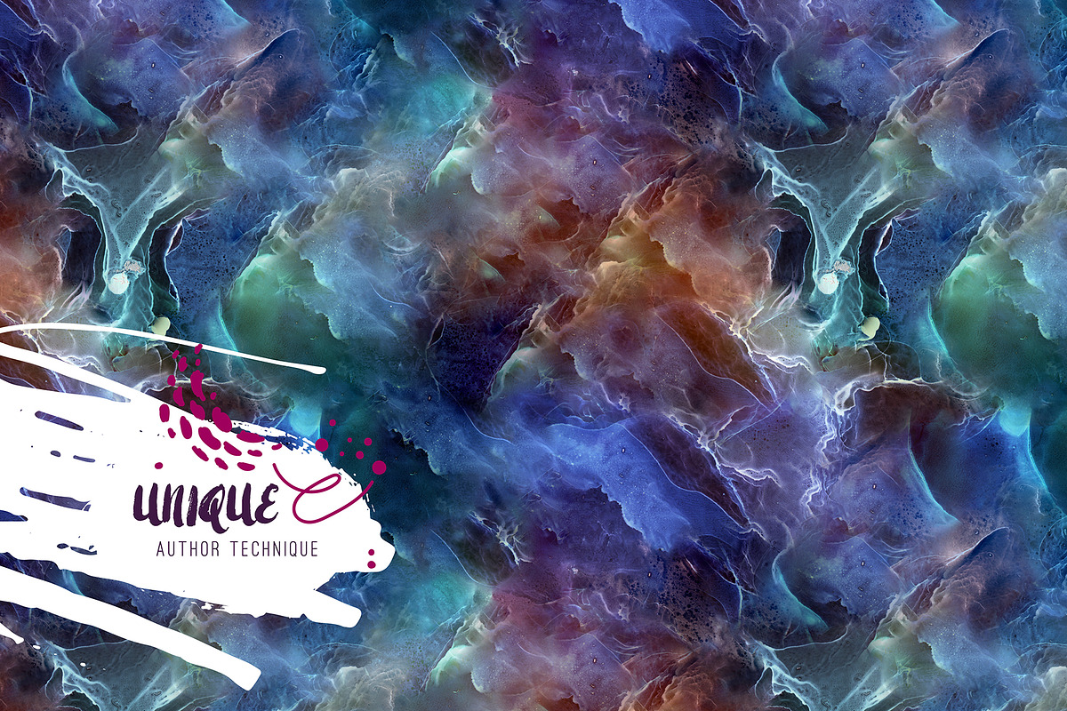 FLUORITE. Watercolor collection, a Pattern Graphic by Shusha Guna Art (Photo 6 of 13)
