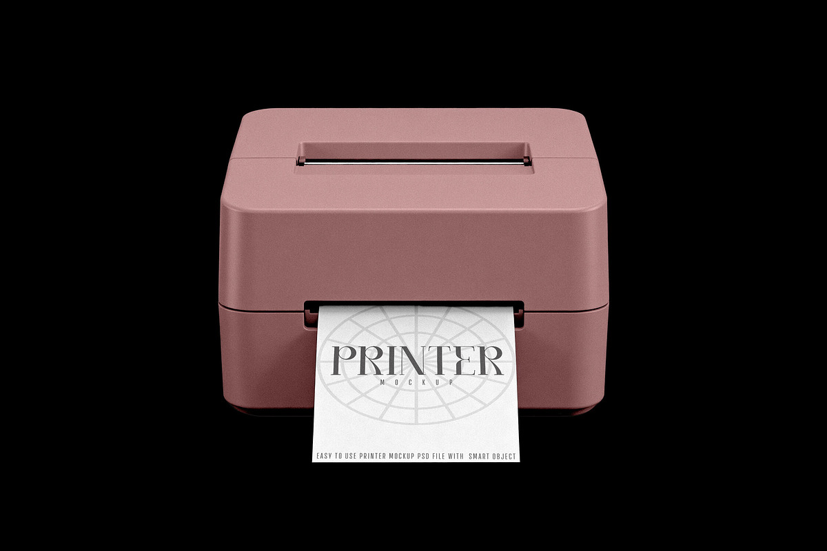 Printer Mockup, a Product Mockup by Design Squad (Photo 4 of 4)