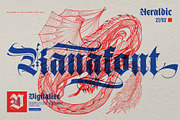 Brave Thorn Blackletter Font, a Blackletter Font by alit design (Thumbnail 10 of 21)