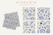 Summer Picnic Elements - Doodle Art, an Illustration by Moonberry_Studio (Thumbnail 12 of 14)