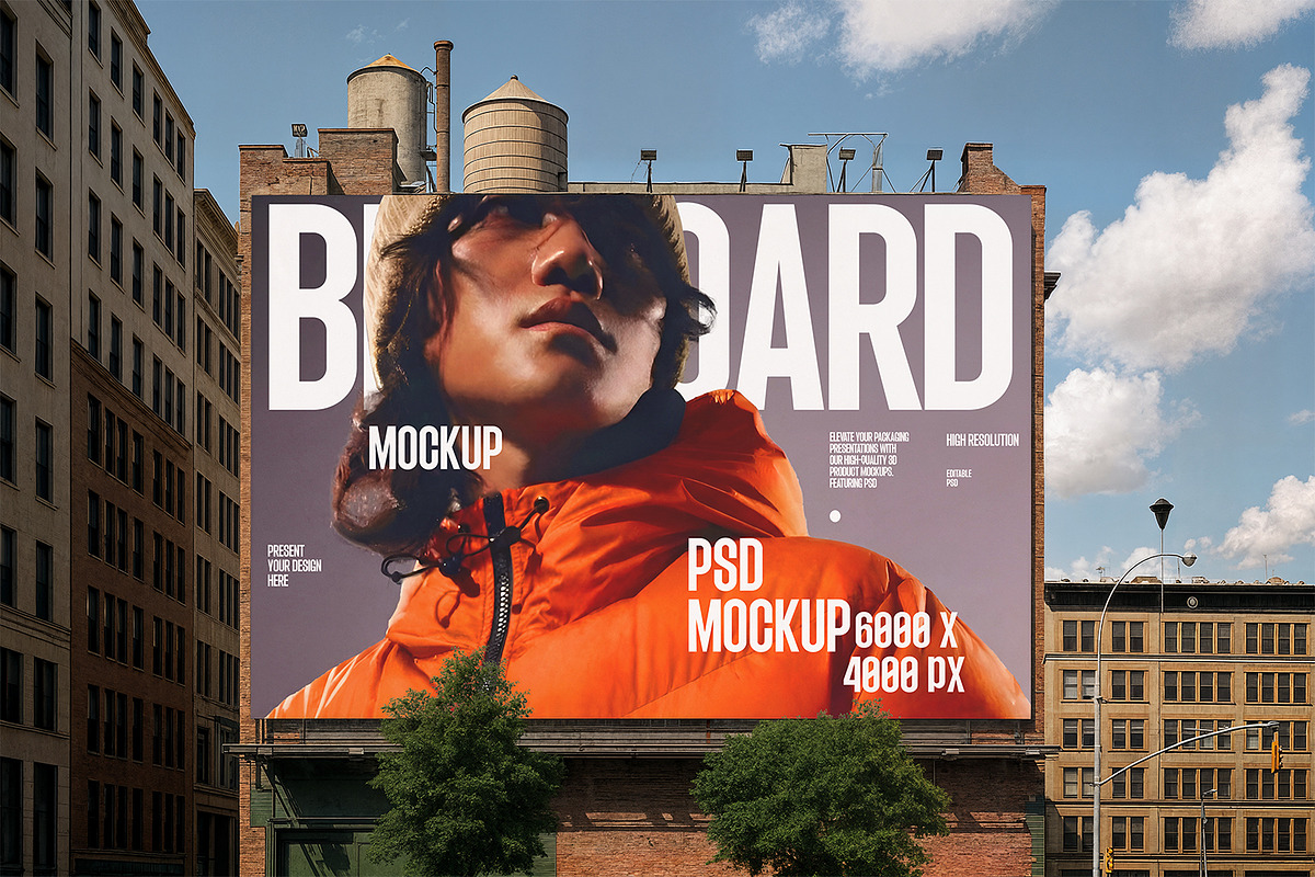 Outdoor Street Billboard Mockup, an Advertising Mockup by RamStudio2 (Photo 4 of 9)