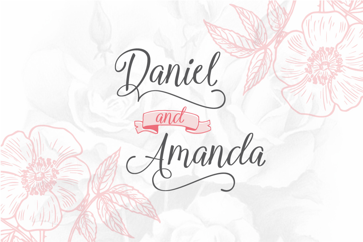 Marcella Script, a Script Font by ianmikraz (Photo 4 of 5)