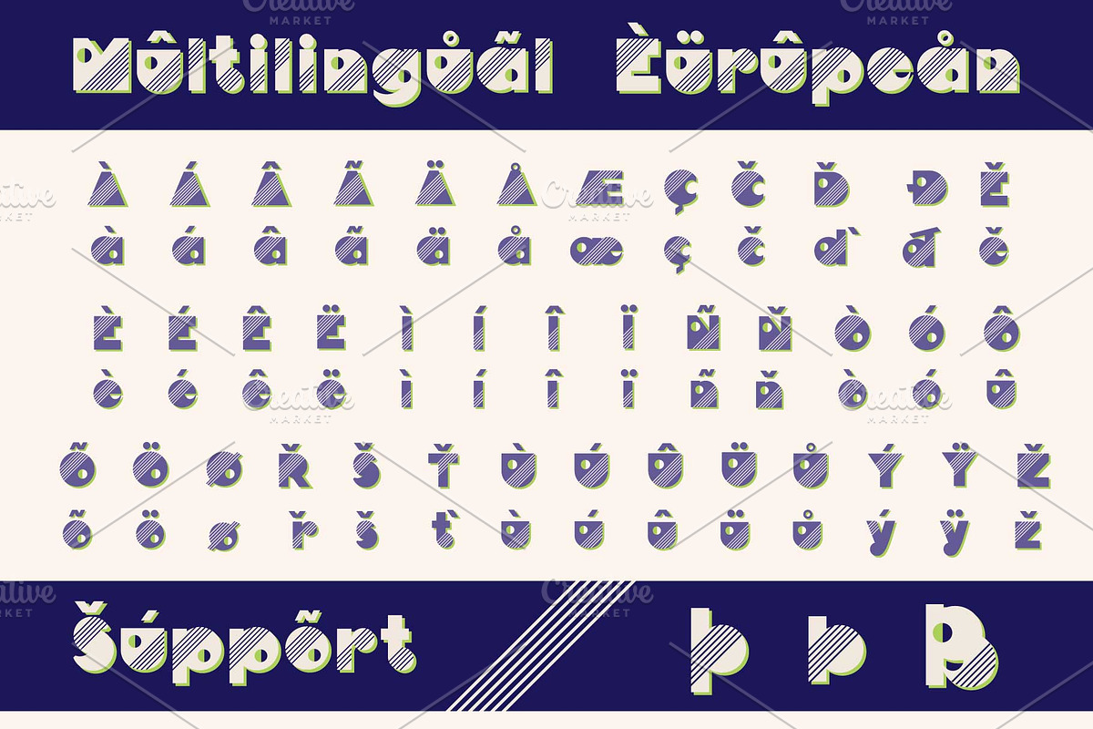 TrigonWeel color OTF font preview 6