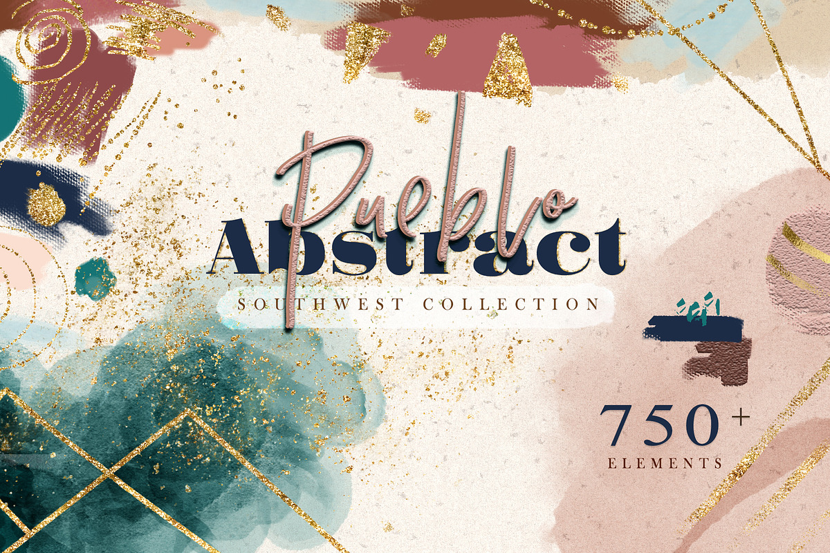 Abstract Watercolor Bundle, a Texture Graphic by Photohacklovers (Photo 1 of 27)