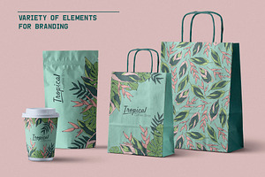 Jungle Story-Tropical Elements Set