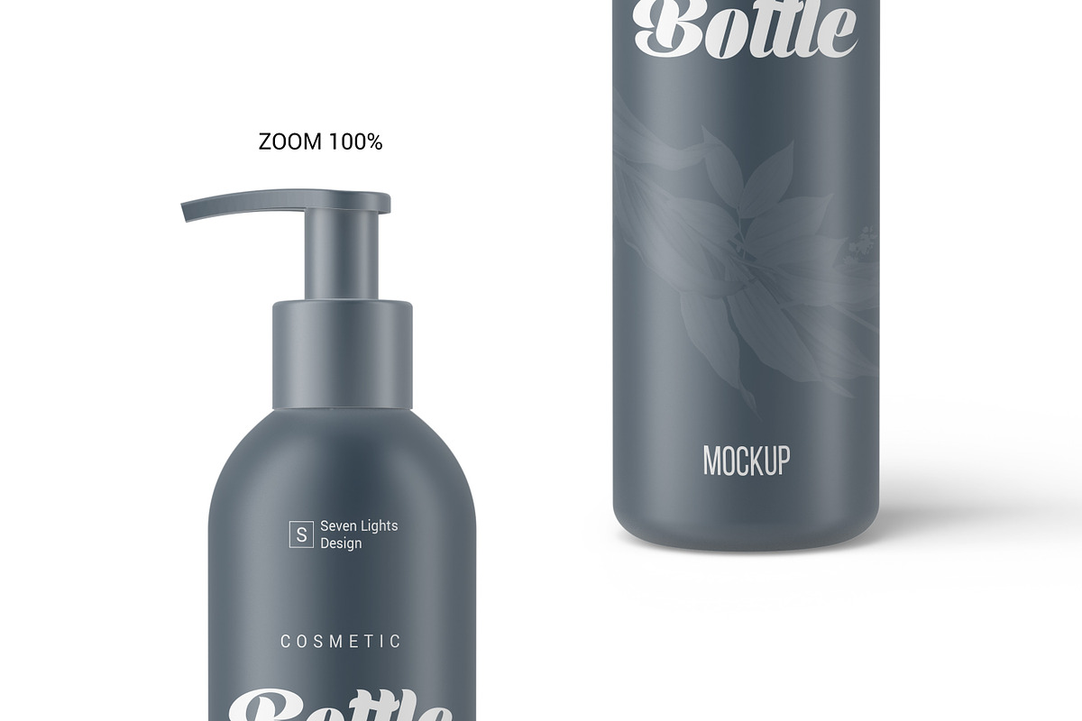 Cosmetic Bottle Mockup #1, a Cups & Container Mockup by Seven Lights (Photo 6 of 9)