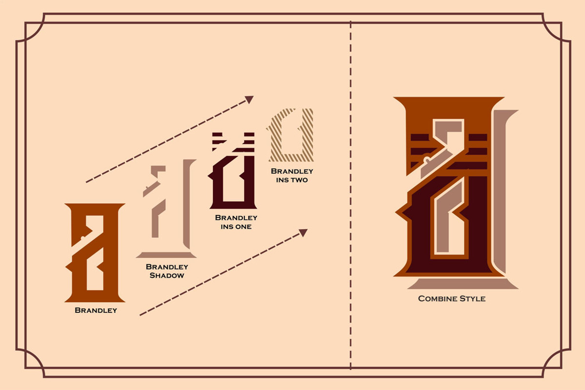 Brandley Typeface preview 2