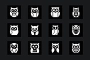35 Owl Icon Pack, an Animal Illustration by Vectorium Studio (Thumbnail 2 of 6)