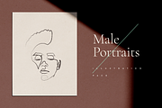Male Portrait Line Drawings, a Person Illustration by Delightful Design (Thumbnail 1 of 6)