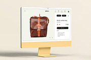 Desktop Monitor 2021 Mock-up, a Device Mockup by zippypixelstudio (Thumbnail 14 of 15)
