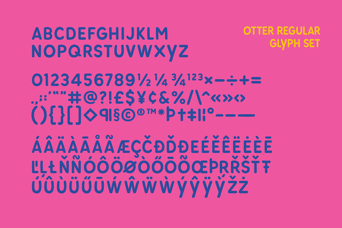 Otter Font Family, a Sans Serif Font by Hemphill Co (Photo 10 of 11)