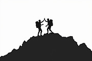 Adventure Trekking Vector Pack, an Illustration by musafir_fashion (Thumbnail 2 of 21)