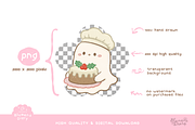 Merry Ghostmas Christmas Clipart, a Seasonal Illustration by Blumensdiary (Thumbnail 3 of 6)