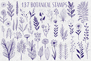 137 Botanical Stamps For Procreate, a Brush Add-On by Nuclear Brushes (Thumbnail 9 of 10)