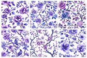 Toile Elegance Chinoiserie Floral, a Pattern Graphic by SinaCreation (Thumbnail 3 of 4)
