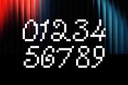 Matrix Script — 8-Bit Pixel Script, a Script Font by HipFonts (Thumbnail 3 of 8)