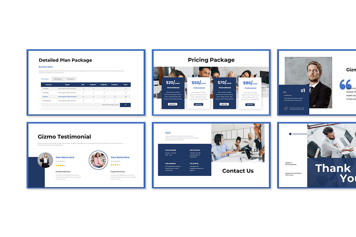 Gizmo Business Presentation, a Presentation Template by Analogous Temp (Photo 5 of 5)