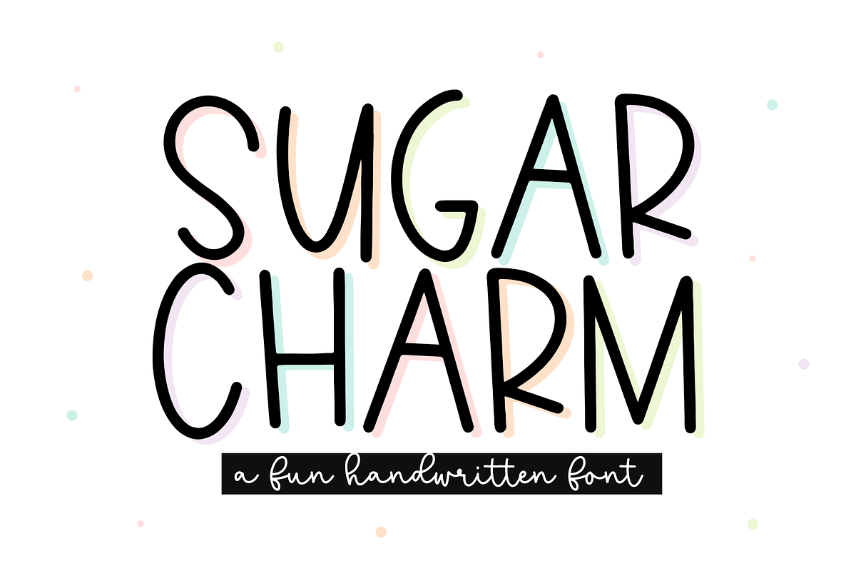 Sugar Charm | Thin Handwritten Font, a Font by KA Designs (Photo 1 of 7)