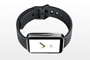 Smartwatch Mockup, a Wearable Device Mockup by SLAB! Design (Thumbnail 8 of 9)