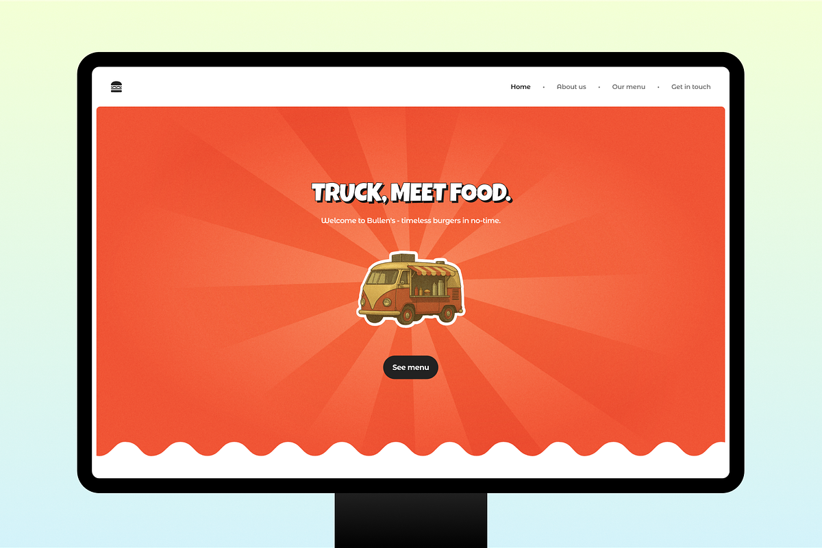 Sunburst - Food Truck Template, a Templates & Theme by GustavSalomonsson (Photo 1 of 4)