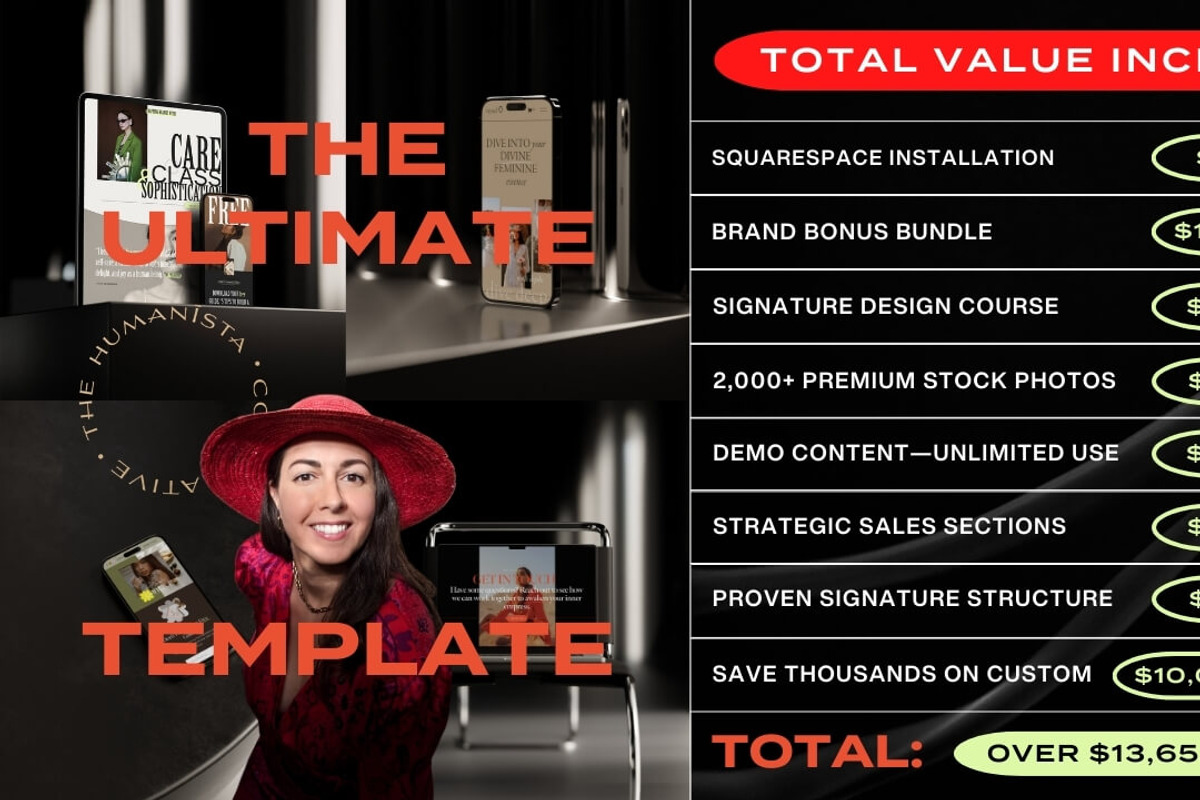 Reflect Squarespace Sales Template, a Squarespace Template by The Humanista Co. (Photo 3 of 3)