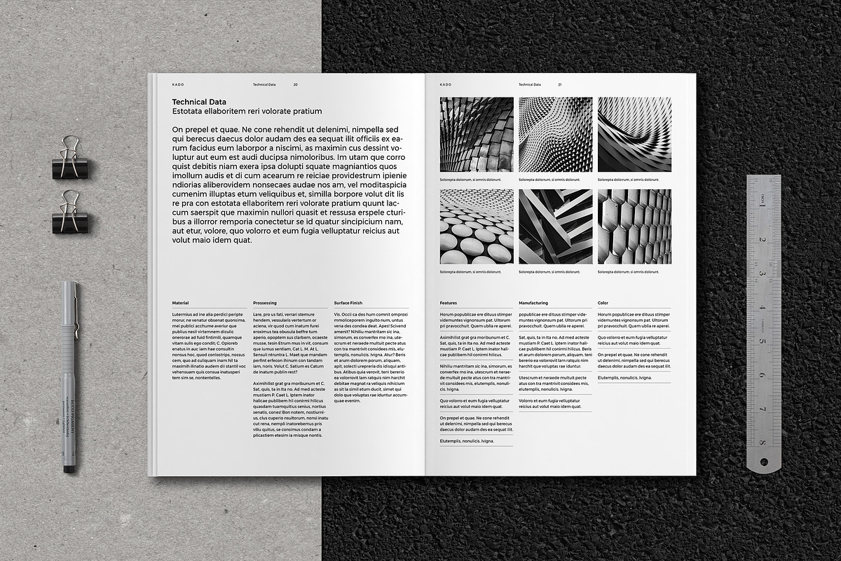 K A D O Brochure Template, a Brochure Template by Kovy (Photo 4 of 8)