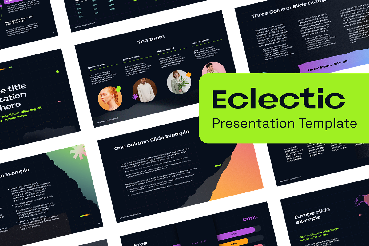Eclectic Google Slides Template, a Presentation Template by chio.design - Khalay Chio (Photo 8 of 8)