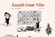 Amalfi Vibe: Vector Ink Sketches, an Object Graphic by divanovskaya_nv (Thumbnail 4 of 20)