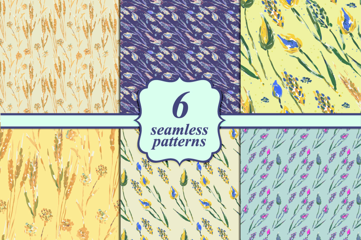 seamless watercolor patterns
