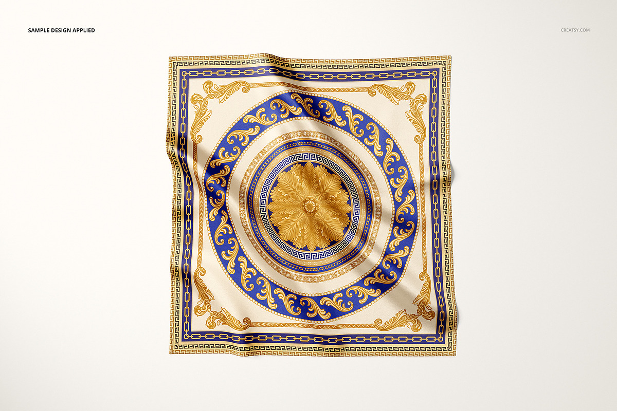 Satin Scarf Mockup Set, a Product Mockup by Creatsy (Photo 4 of 11)