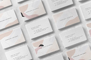 Penelope Business Card Template, a Business Card Template by The Denizen Co. (Thumbnail 1 of 5)