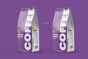 Coffee Pouch Half Side 3/4 Mockup, a Packaging Mockup by easymock (Thumbnail 7 of 8)