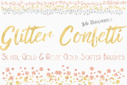 Glitter Confetti Scatter Brushes, a Brush Add-On by TeaBerry (Thumbnail 1 of 3)