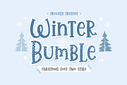 Winter Bumble A Christmas Font, a Font by Allouse Studio (Thumbnail 1 of 10)