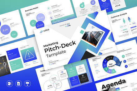 Marketing Pitch-Deck Presentation Te