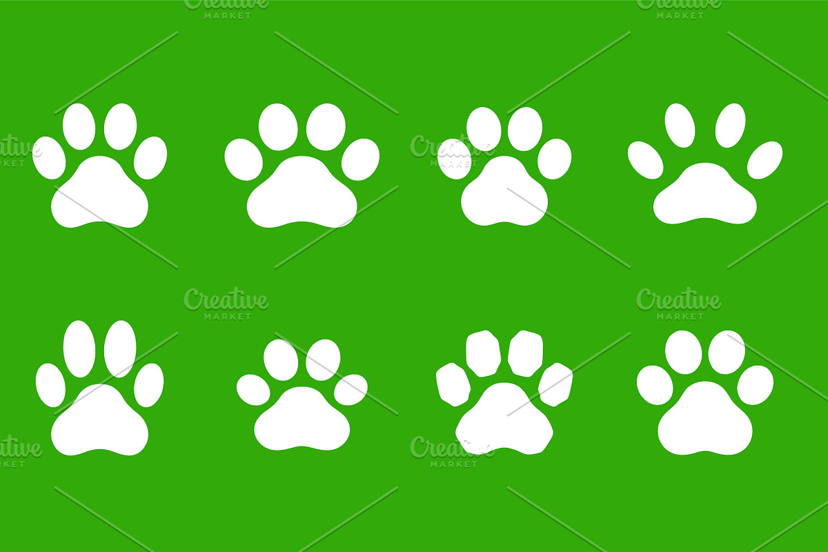 Paw Print Icon Bundle, an Object Graphic by Artonix (Photo 2 of 3)